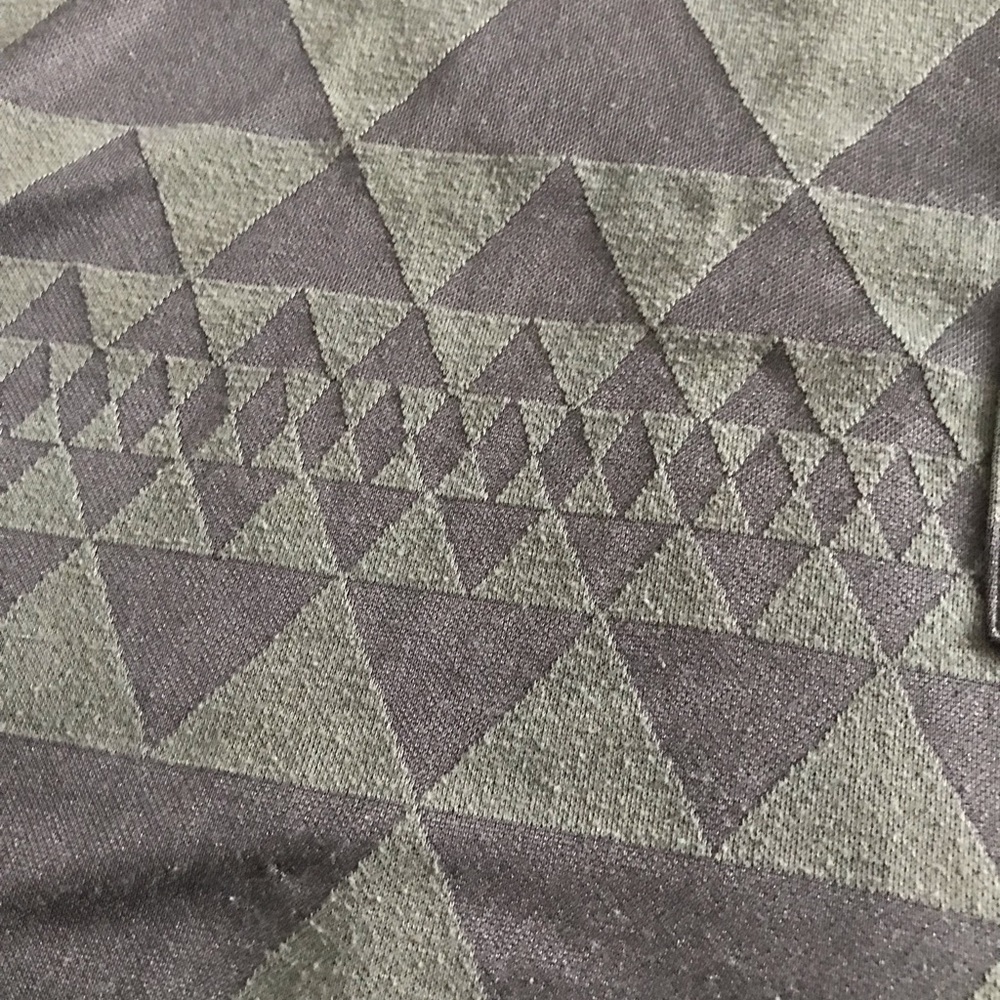 LuLaRoe Olive and Dark Green Geometric Pocket Dress - Picture 3 of 8